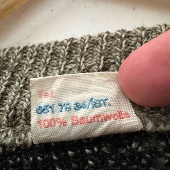 Oloay Men’s Vintage Crazy Graphic Sweater Size Large-XL Knit Round Neck - Picture 7 of 11